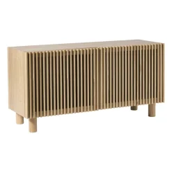 Xenos Kast Met Deuren|Dressoir-Dressoir Japandi met 2 deuren - bruin - 50x98.5x33 cm