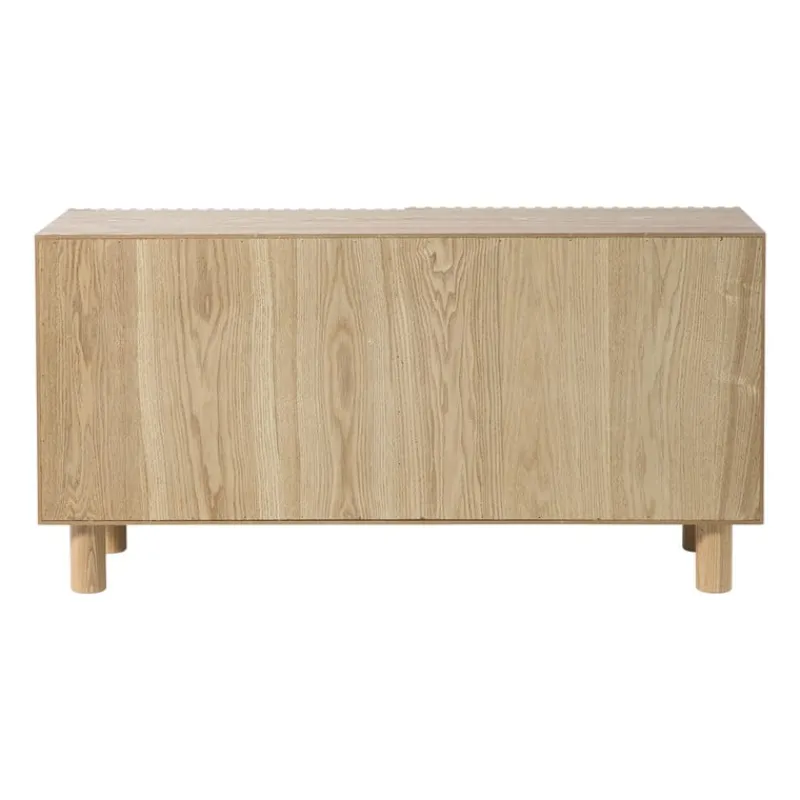 Xenos Kast Met Deuren|Dressoir-Dressoir Japandi met 2 deuren - bruin - 50x98.5x33 cm