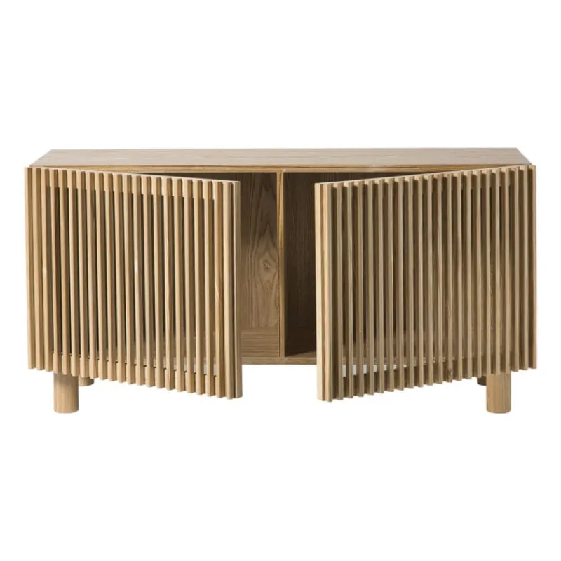 Xenos Kast Met Deuren|Dressoir-Dressoir Japandi met 2 deuren - bruin - 50x98.5x33 cm
