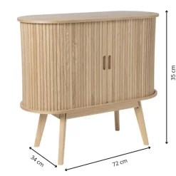 Xenos Dressoir-Dressoir Uppsala - naturel - 80x72x34 cm