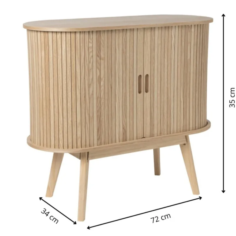 Xenos Dressoir-Dressoir Uppsala - naturel - 80x72x34 cm