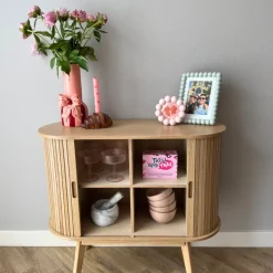 Xenos Dressoir-Dressoir Uppsala - naturel - 80x72x34 cm