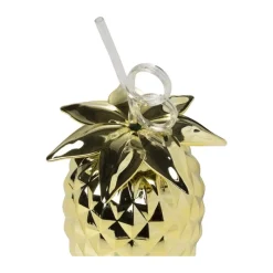 Xenos Kinderservies-Drinkbeker - ananas - goud - .. ml