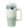 Xenos Drinkflessen-Drinkbeker thermo met draaideksel - groen - 600 ml