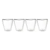 Xenos Glazensets|Koffieglazen-Dubbelwandige glazen - 250 ml - set van 4