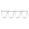 Xenos Glazensets-Dubbelwandige glazen - 350 ml - set van 4