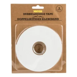 Xenos Knutselspullen-Dubbelzijdige tape - 5 meter