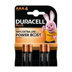 Xenos Batterijen-Duracell powerboost AAA batterijen - set van 4