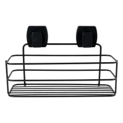 Xenos Doucherekjes-Easy lock doucherekje - zwart - 28x10x12 cm