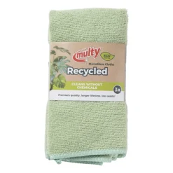 Xenos Schoonmaakdoekjes-Eco microvezeldoekjes - set van 3