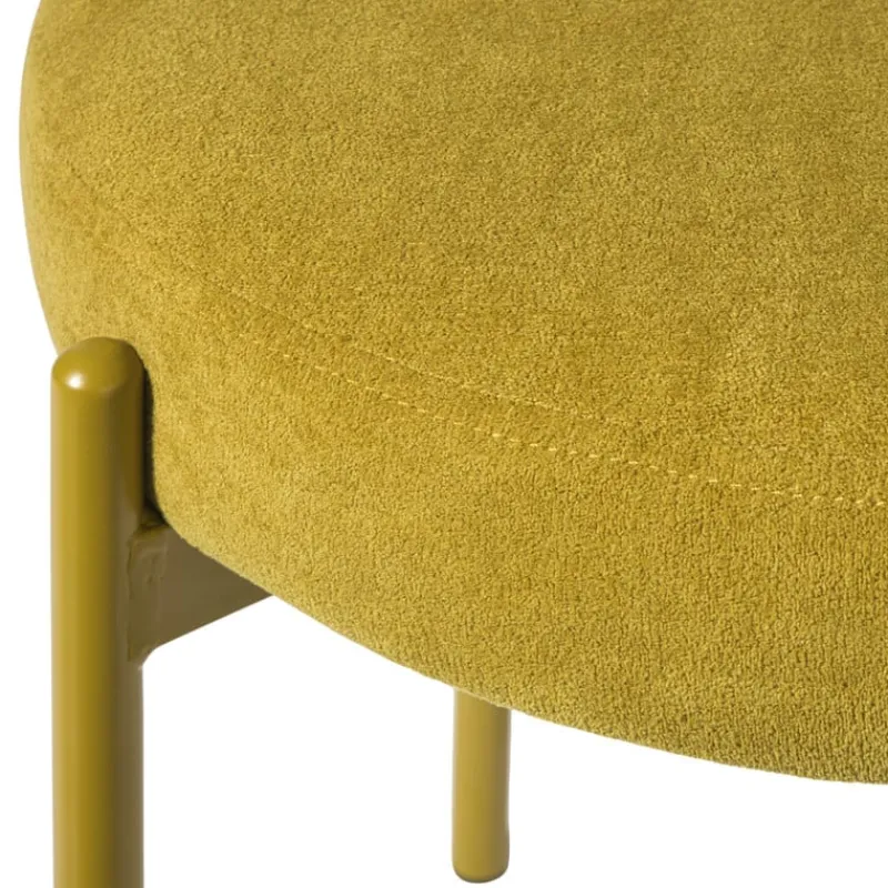 Xenos Eetkamerstoelen-Eetkamerstoel Elvis - okergeel - 79x57x52 cm