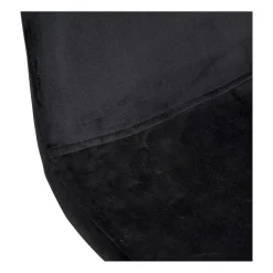 Xenos Eetkamerstoelen-Eetkamerstoel Ivy - velvet zwart - 88x44x53 cm