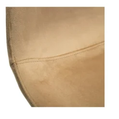 Xenos Eetkamerstoelen-Eetkamerstoel Ivy velvet - bruin - 88x38x38 cm