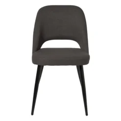 Xenos Eetkamerstoelen-Eetkamerstoel Leonardo - grijs - 82.5x61.5x48.5 cm