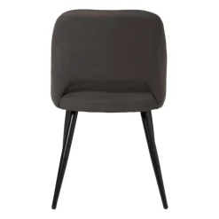 Xenos Eetkamerstoelen-Eetkamerstoel Leonardo - grijs - 82.5x61.5x48.5 cm