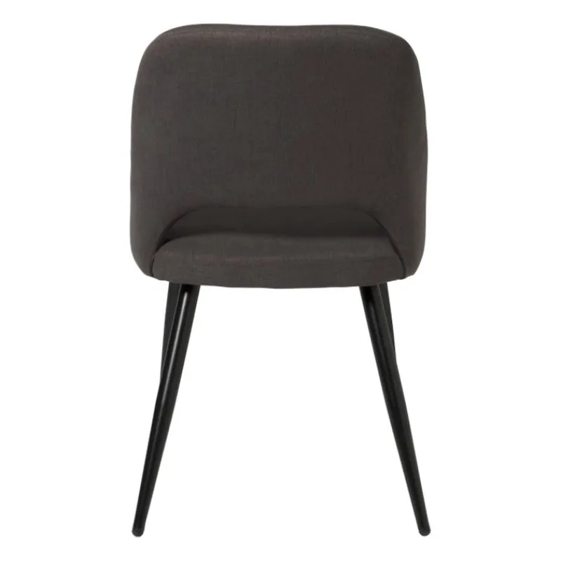 Xenos Eetkamerstoelen-Eetkamerstoel Leonardo - grijs - 82.5x61.5x48.5 cm