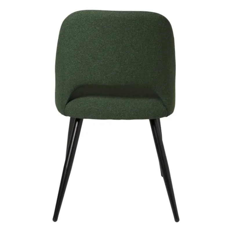 Xenos Eetkamerstoelen-Eetkamerstoel Leonardo - groen - 82.5x61.5x48.5 cm