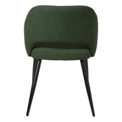 Xenos Eetkamerstoelen-Eetkamerstoel Leonardo met armleuning - groen - 81x62.5x56 cm