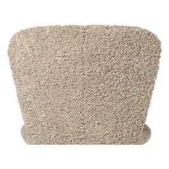 Xenos Eetkamerstoelen-Eetkamerstoel Liz - beige - teddy - 83.5x55x45.4 cm