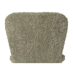Xenos Eetkamerstoelen-Eetkamerstoel Liz - groen - teddy - 83.5x55x45.4 cm