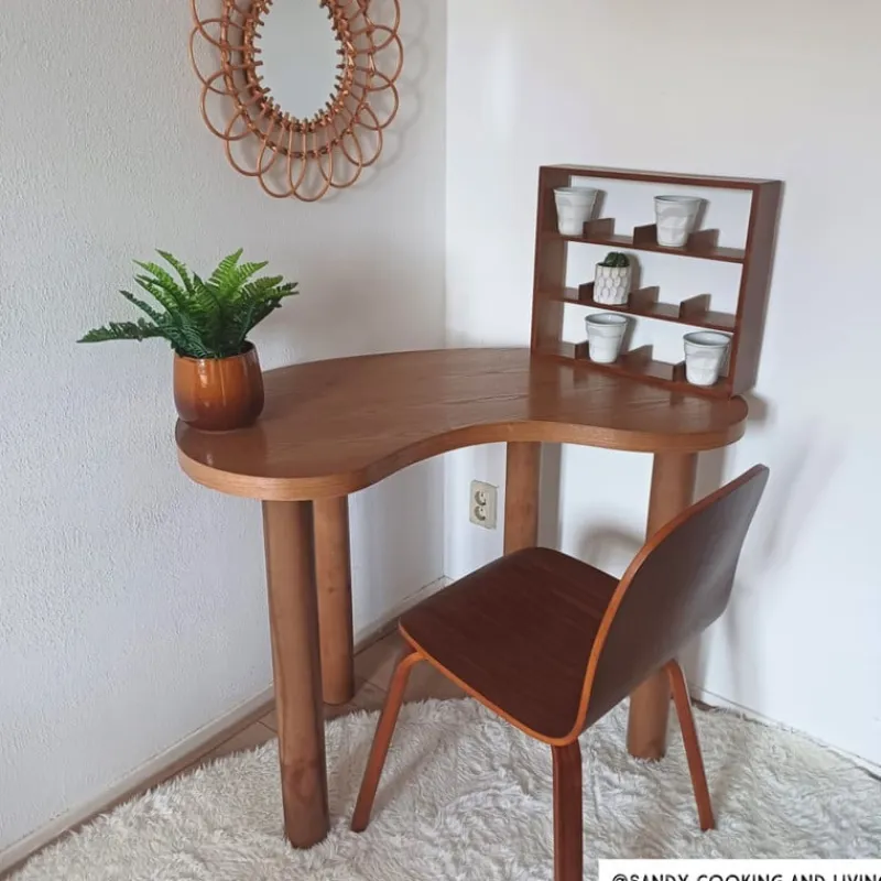 Xenos Eetkamerstoelen-Eetkamerstoel Nordic - bruin - 80x53x42.5 cm
