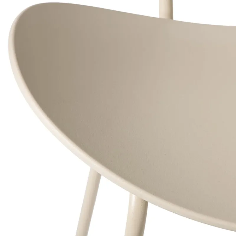 Xenos Eetkamerstoelen-Eetkamerstoel Paula - beige - 81x52x50 cm