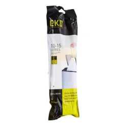 Xenos Vuilniszakken-Eko afvalzak - 10/15 L - wit