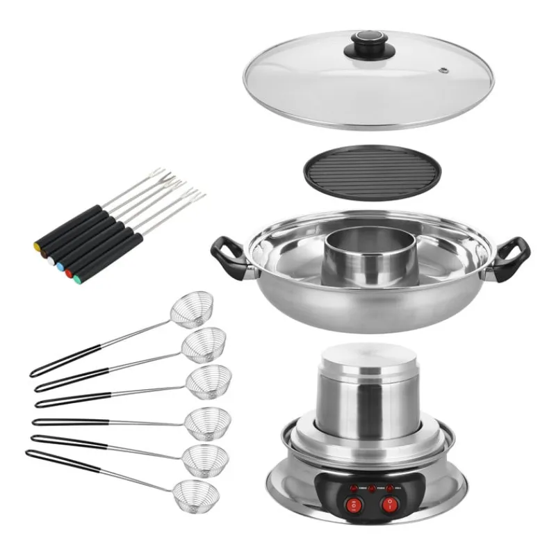 Xenos Fondue-Emerio Asian fondue en grill - 6 personen