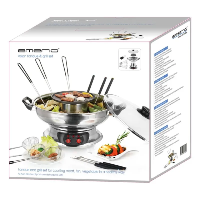 Xenos Fondue-Emerio Asian fondue en grill - 6 personen