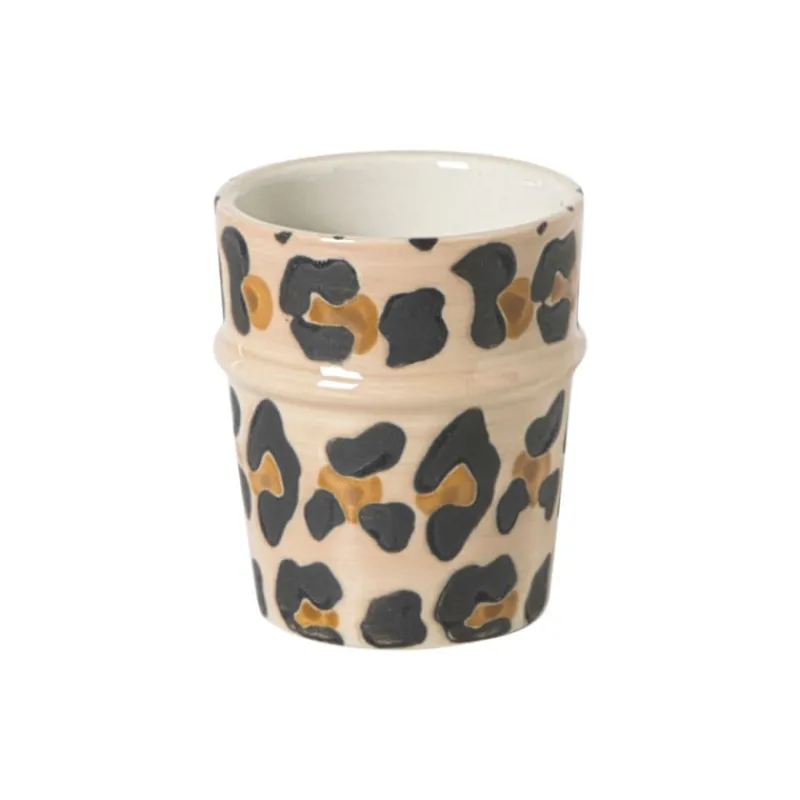 Xenos Mokken-Espresso mok animal - beige - 100 ml
