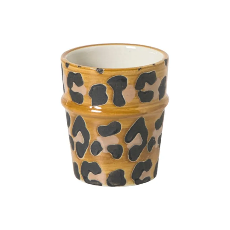 Xenos Mokken-Espresso mok animal - bruin - 100 ml