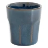 Xenos Mokken-Espressokopje facet - donkerblauw - 100 ml