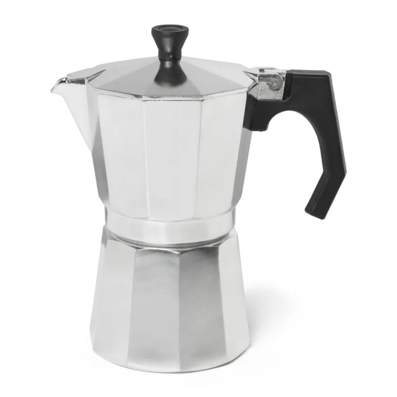 Xenos Koffie Accessoires|Theepotten-Espressomaker - aluminium - 6 kops