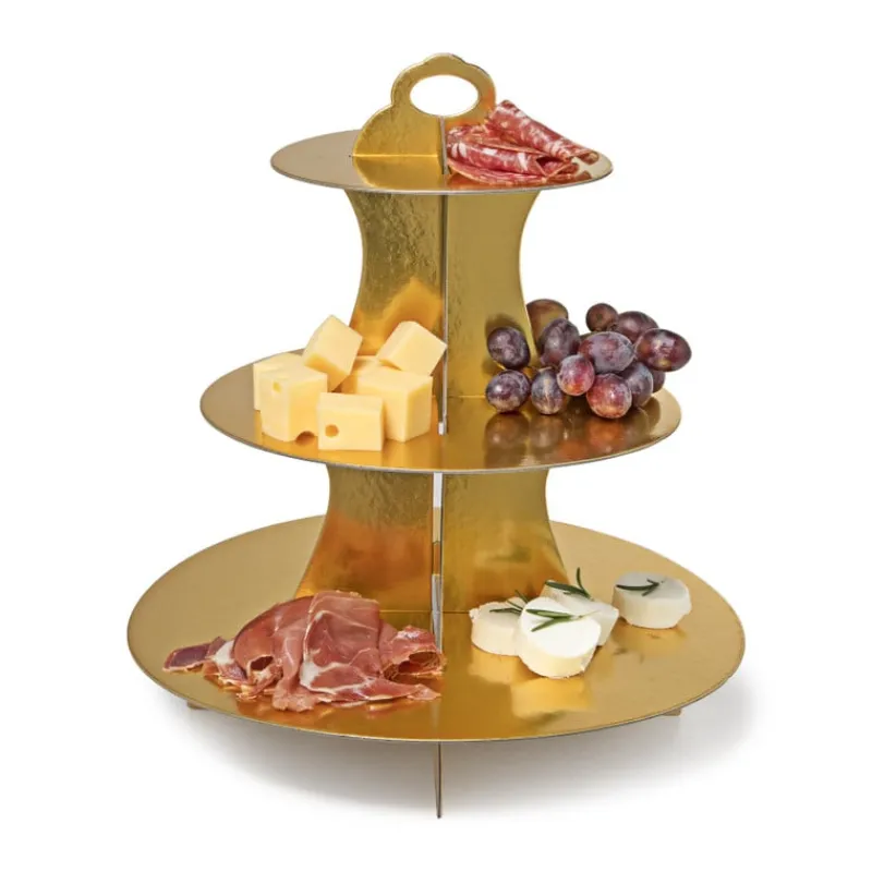 Xenos Etagères-Etagère papier - goud - 30 cm