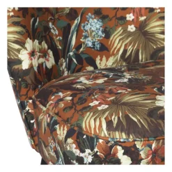 Xenos Fauteuils-Fauteuil Frida - gebloemd - 77x69x60 cm