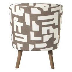 Xenos Fauteuils-Fauteuil japandi - beige - 69x66x56 cm