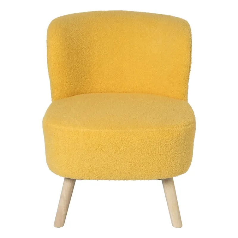 Xenos Fauteuils-Fauteuil Sita - geel - 69x56x66 cm