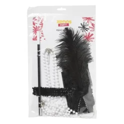 Xenos Verkleedaccessoires-Feestset Charleston met accessoires - set van 5