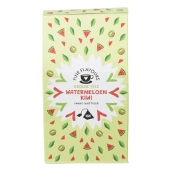 Xenos Thee-Fine flavours groene thee - watermeloen & kiwi - 15 piramide zakjes