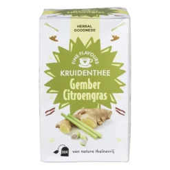 Xenos Thee-Fine flavours kruidenthee - gember citroengras - 20 zakjes