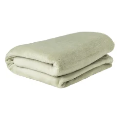Xenos Plaids-Fleece deken - groen - 200x150 cm