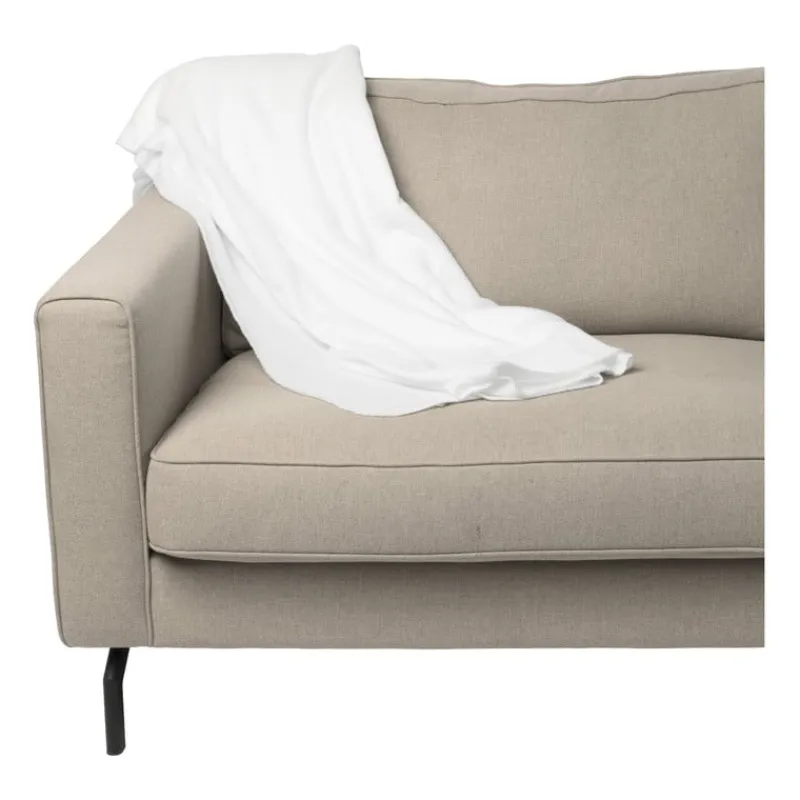 Xenos Plaids-Fleece deken - wit - 160x130 cm