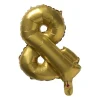 Xenos Ballonnen-Folieballon & - goudkleurig - 40 cm
