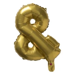 Xenos Ballonnen-Folieballon & - goudkleurig - 40 cm