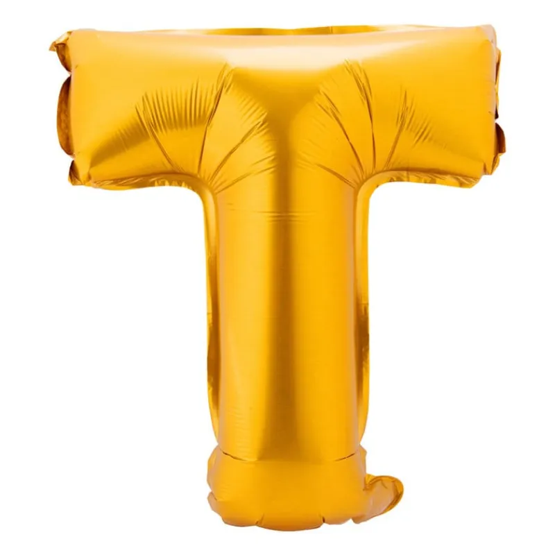 Xenos Ballonnen-Folieballon - T - 30 cm
