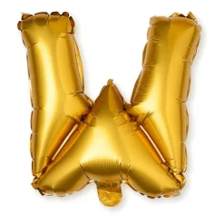 Xenos Ballonnen-Folieballon - W - 30 cm