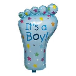 Xenos Ballonnen|Babyshower-Folieballon it’s a boy - blauw - 65 cm