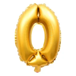 Xenos Verjaardagen|Ballonnen-Folieballon XL - cijfer 0 - 60 cm