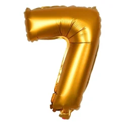 Xenos Ballonnen|Verjaardagen-Folieballon XL - cijfer 7 - 60 cm