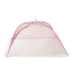 Xenos Foodcovers-Foodcover paraplu - roze - 35x35x20 cm
